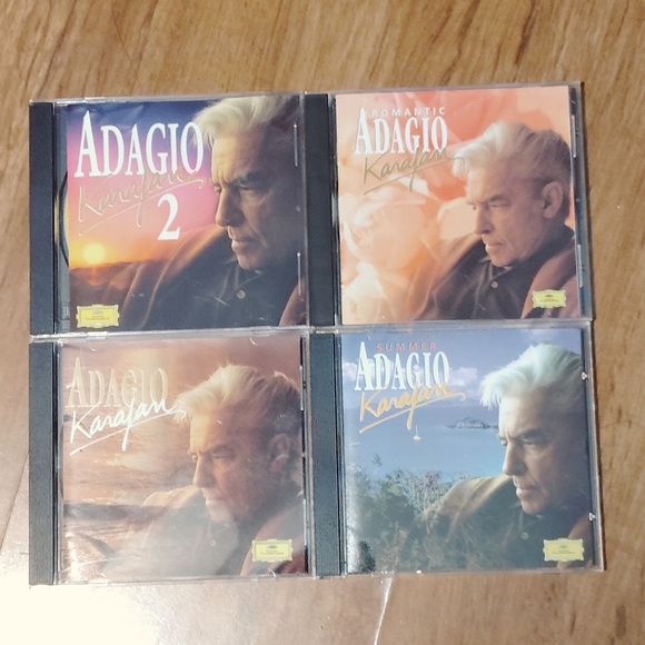 Adagio Karajan The Adagio Box 4 CD Set - Picture 1 of 8